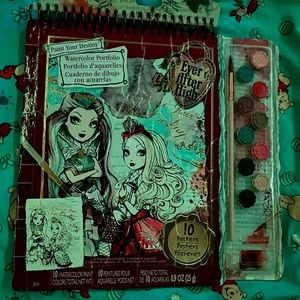 Ever After High Watercolor book